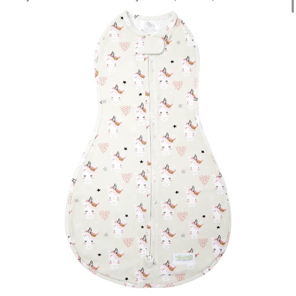 Woombie Unicorn Print Baby Swaddle 3-6 months - Picture 1 of 6